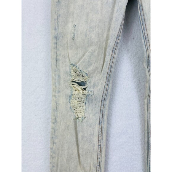 Rag & Bone Womens 25 Off‎ White Capri Skinny Jeans Blue Zipper Hem Denim Pants - Picture 8 of 12